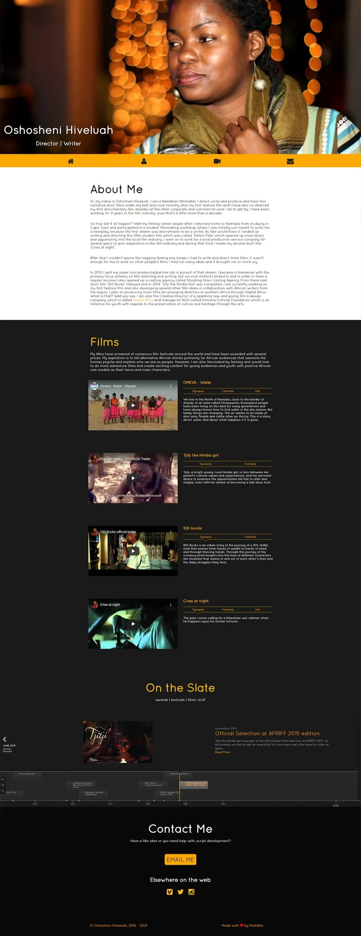 Oshosheni - Namibian Filmmaker